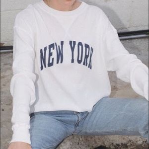 Brandy Melville waffle knit t shirt!!